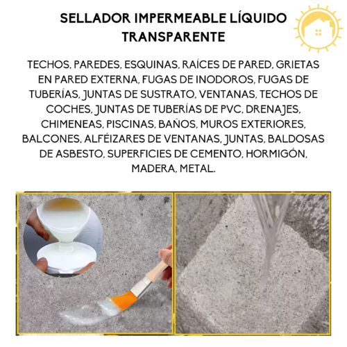 1 kilo Sellador adhesivo transparente